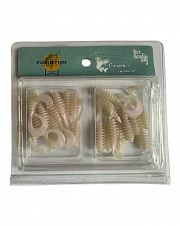 "BM Curly" 30 mm  20 шт Pearl  (037)