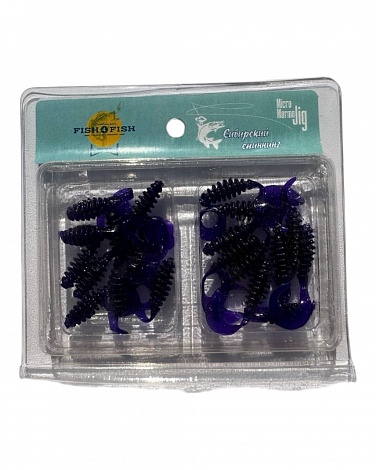 "BM Curly" 30 mm  20 шт Violet purple (019)