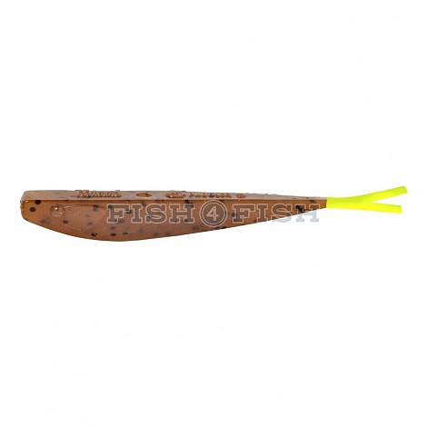 Виброхвост МАНС Q-FISH 13 brown shiner 13 см 8 гр Mann's