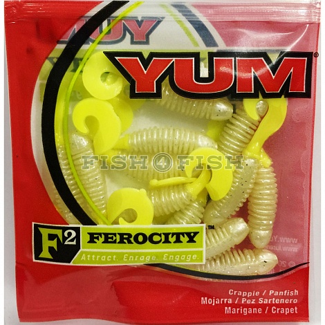 Твистер Wooly Curl YUMWCT1309 1,5 Wly-Limesicl YUM 15 шт.