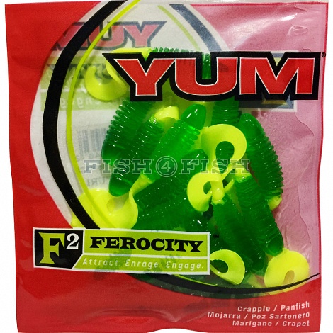 Твистер Wooly Curl YUMWCT1302 1,5 Wly Crltl-Lem YUM 15 шт.