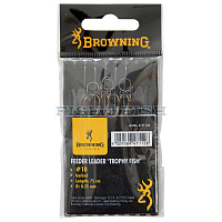 Крючки с поводками BROWNING Feeder Hook - to - nylon "Trophy Fish"