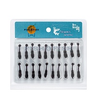 "Whitebait" 18 mm  20 шт  Dark Grey Cardinal (040)